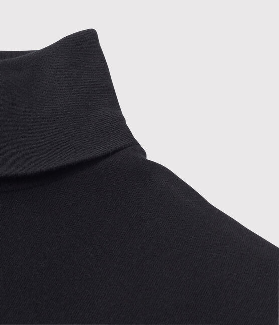 Tee-shirt col roulé L'ICONIQUE en coton Femme noir NOIR