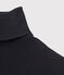 Tee-shirt col roulé L'ICONIQUE en coton Femme noir NOIR