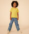 Tee-shirt imprimé en jersey léger enfant garçon jaune NECTAR