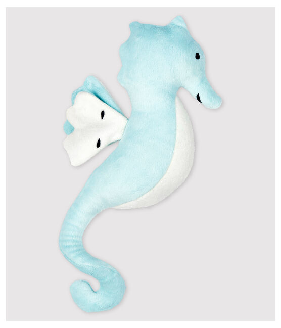 Doudou hippocampe bleu bébé bleu HAITI