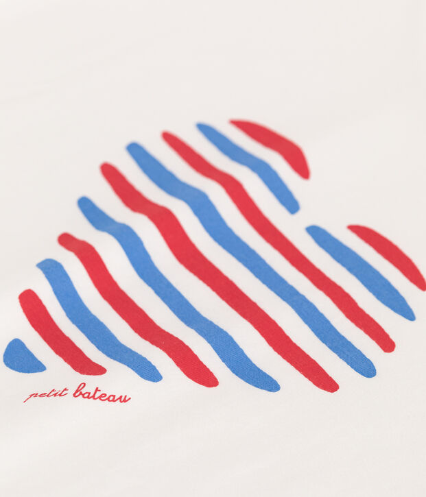 Tee-shirt Femme Le Droit en coton uni blanc