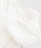 Robe manches longues bébé fille blanc MARSHMALLOW/gris ARGENT