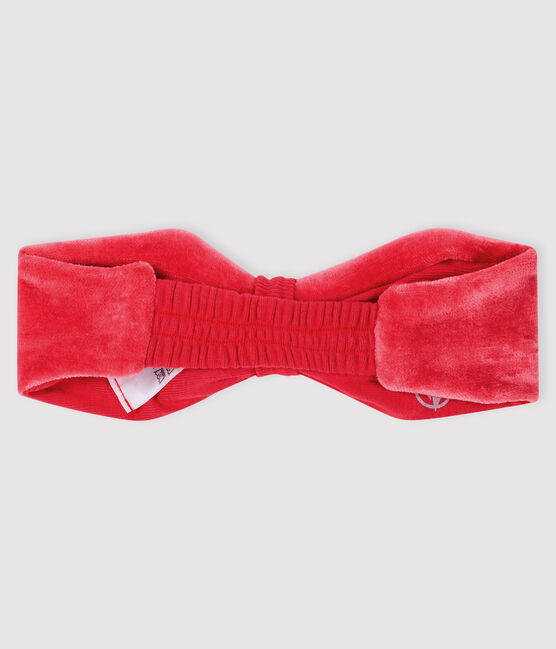 Bandeau à nœud bébé fille rose POPPY
