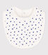 Bavoir unitaire en coton