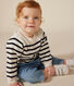 Pull en tricot de laine et coton bébé