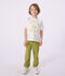 Tee-shirt enfant manches courtes en coton blanc