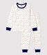 Pyjama imprimé lettres multicolores en velours