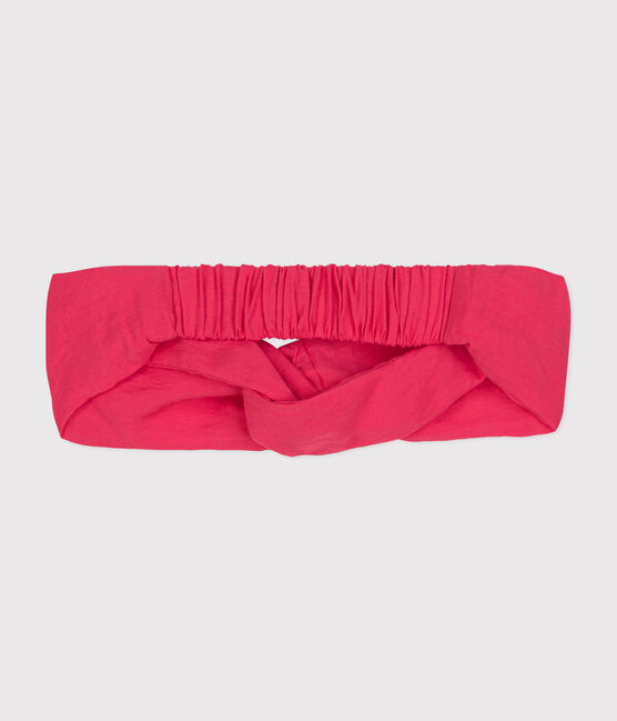 Bandeau en toile uni bébé rose GLOSS