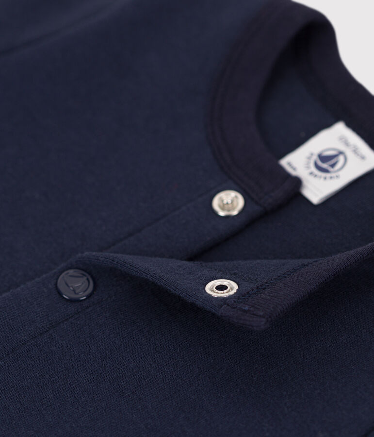 Cardigan en jersey &eacute;pais b&eacute;b&eacute; bleu