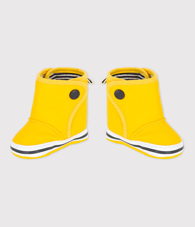 Chaussons bottes de pluie jaune