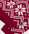 Pull bébé en laine et coton à motifs rouge AMARANTE/ AVALANCHE