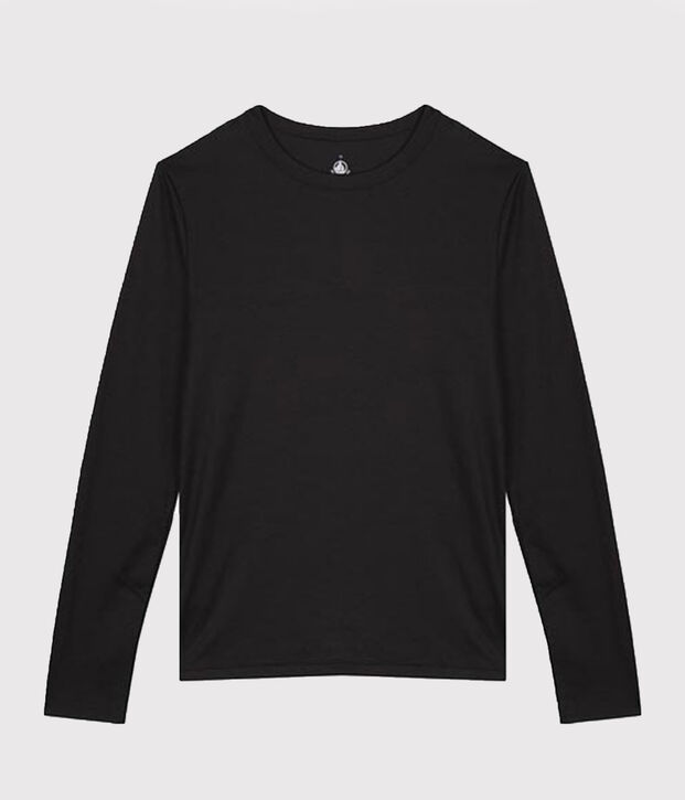 T-shirt coton Sea Island Femme noir