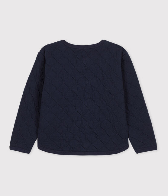 Cardigan en tubique enfant fille / garçon bleu SMOKING