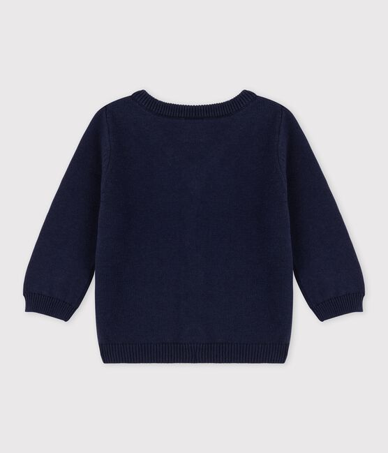 Cardigan en tricot bébé bleu SMOKING