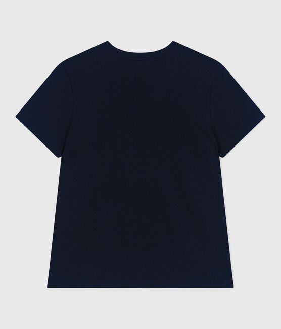 Tee-shirt Femme Le Droit en coton uni bleu SMOKING