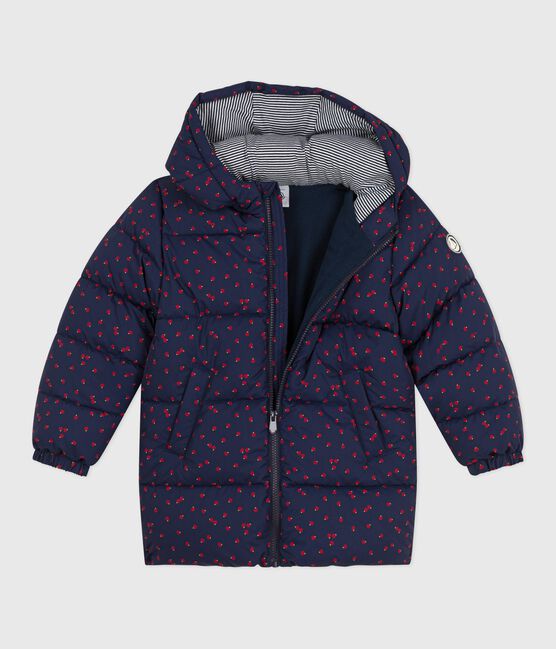 Doudoune longue enfant imprimée bleu SOIR/ MULTICO