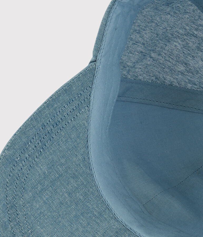 Casquette brod&eacute;e enfant gar&ccedil;on bleu DENIM TRES CLAIR N&Acirc;&deg;5