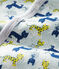 Dors bien sans pieds bébé garçon en côte blanc MARSHMALLOW/blanc MULTICO