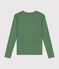 Tee-shirt L'ICONIQUE col rond en coton Femme vert PALMERAIE