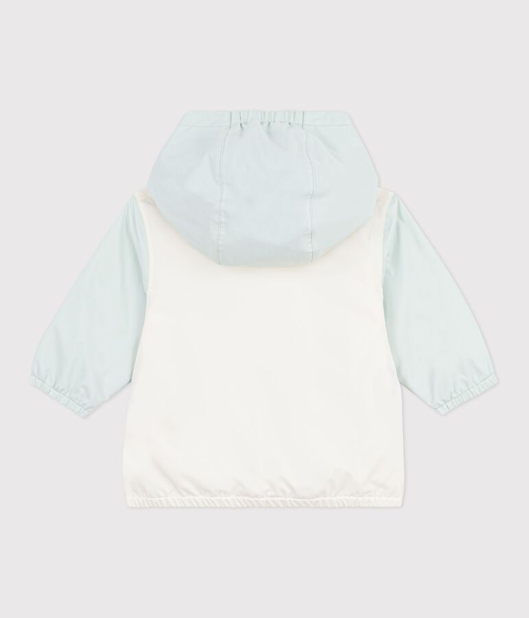 Coupe-vent b&eacute;b&eacute; imprim&eacute; colorblock, doublure milleraies bleu/multicouleur