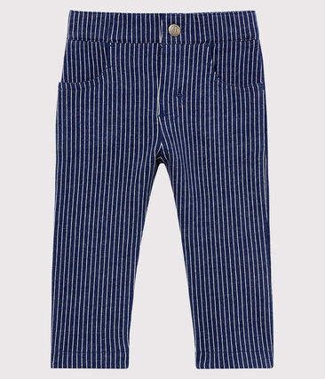 Pantalon en maille rayée bébé garçon