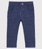 Pantalon en maille rayée bébé garçon bleu SMOKING/blanc MARSHMALLOW