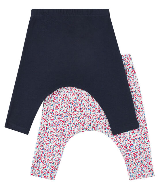 Lot surprise de 2 leggings bébé fille variante 1