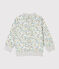 Sweatshirt bébé garçon en molleton blanc MARSHMALLOW/blanc MULTICO