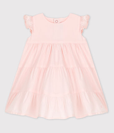 Robe sans manches bébé en popeline