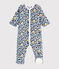 SurPyjama bébé en polaire blanc MARSHMALLOW/blanc MULTICO