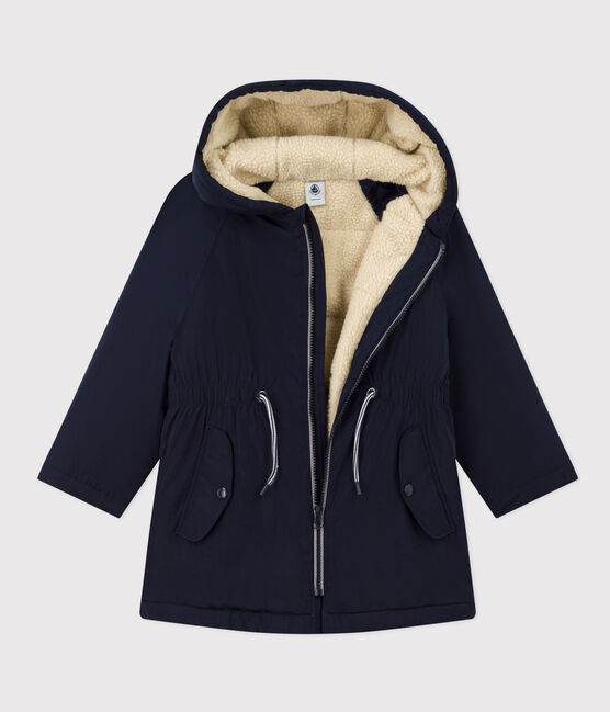 Parka enfant fille bleu SMOKING