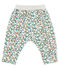 Pantalon bébé fille en molleton imprimé gris BELUGA/blanc MULTICO CN