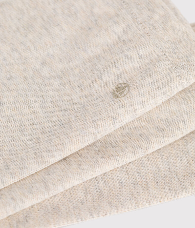 Legging b&eacute;b&eacute; en coton uni beige MONTELIMAR CHINE