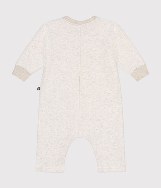 Combinaison longue en molleton doux et chaud bébé beige MONTELIMAR CHINE