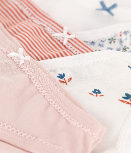 Lot de 5 culottes petite fille en coton variante 1