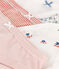 Lot de 5 culottes petite fille en coton variante 1