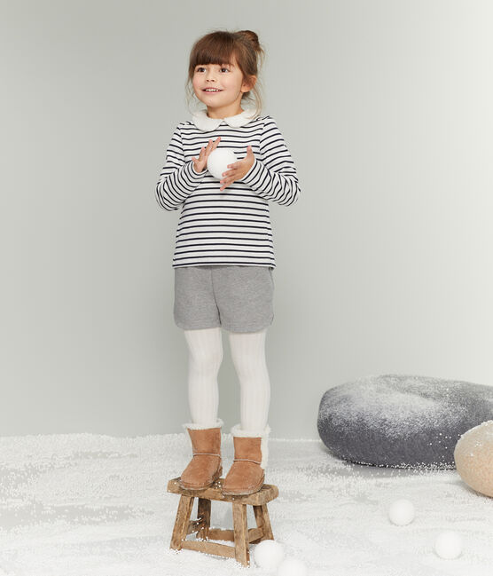Short enfant fille gris SUBWAY CHINE