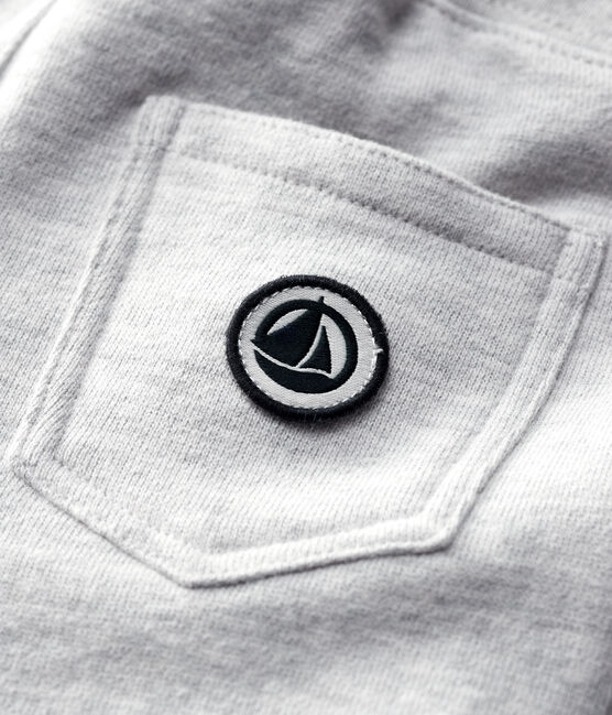 Pantalon en molleton bébé. gris BELUGA CHINE