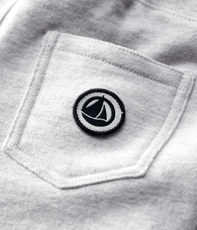 Pantalon en molleton b&eacute;b&eacute;. gris BELUGA CHINE