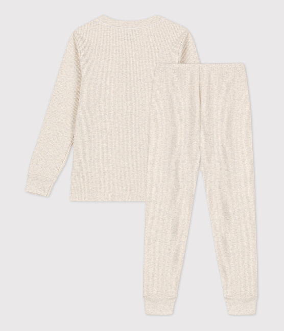 Pyjama en coton enfant beige MONTELIMAR CHINE