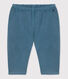 Pantalon bébé en velours fin