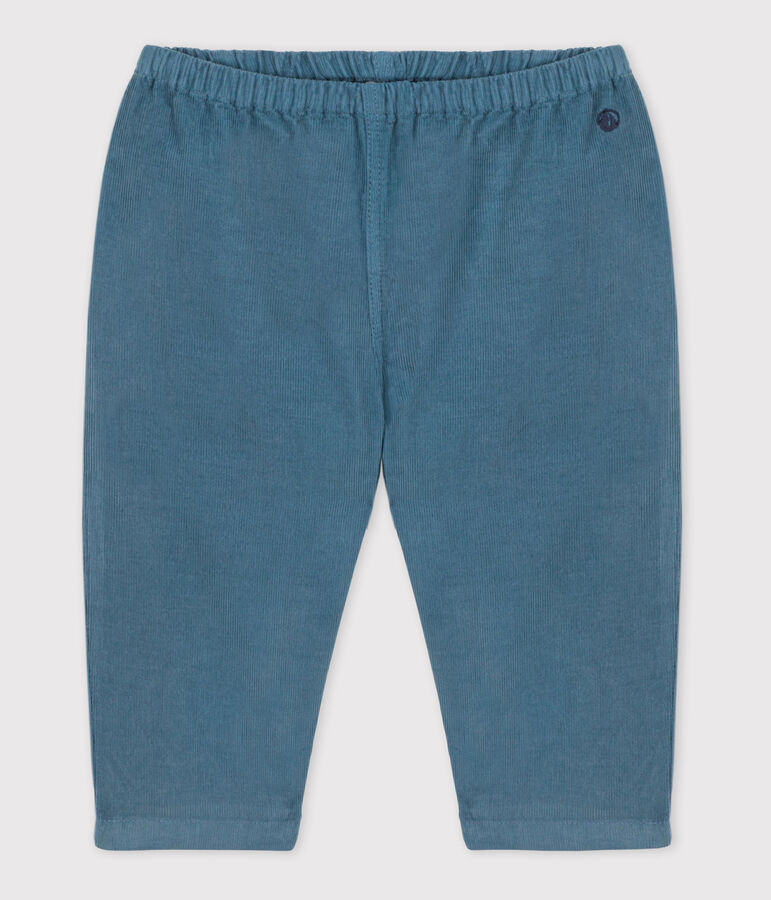 Pantalon b&eacute;b&eacute; en velours fin bleu ROVER