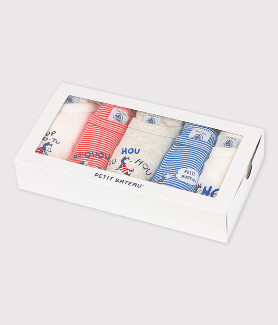 Lot de 5 bodies bébé en coton variante 1
