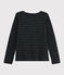 Marinière brillante Femme noir NOIR/ NOIR ARGENT BRILLANT