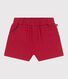 Short bébé en popeline broderie anglaise