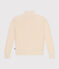 Cardigan en côte anglaise en coton femme écru AVALANCHE