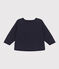 Sweatshirt en tubique matelassé bébé bleu SMOKING