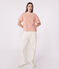 Tee-shirt Femme Le Boxy en coton rayé rouge AVALANCHE/ SPICY