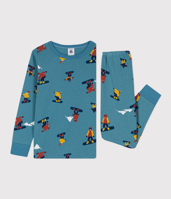 Pyjama snowboard en coton enfant POLOCHON/ MULTICO