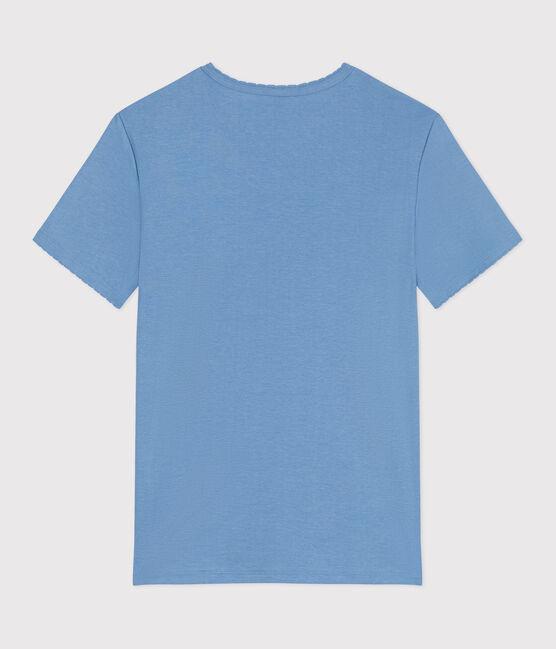 Tee-shirt Femme l'Iconique Cocotte en coton uni bleu ALASKA